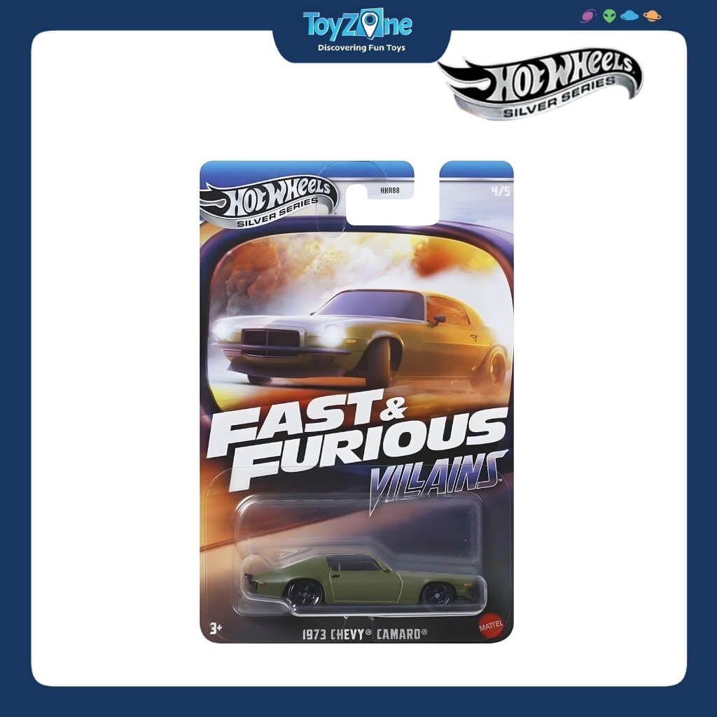 Mô hình xe Hot Wheels Silver Fast And Furious Villains Series chính hãng
