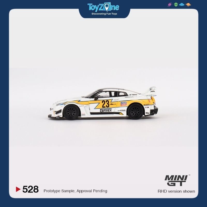  Mô hình xe LB-Silhouette Works GT Nissan 35GT-RR 1:64 MiniGT 
