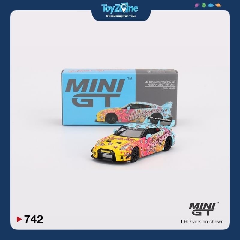 Mô hình xe LB-Silhouette Works GT Nissan 35GT-RR 1:64 MiniGT