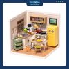 Mô hình lắp ráp nhà nhựa DIY Gian Bếp Vui Vẻ Rolife Super Creator Happy Meals Kitchen DW008 ROBOTIME