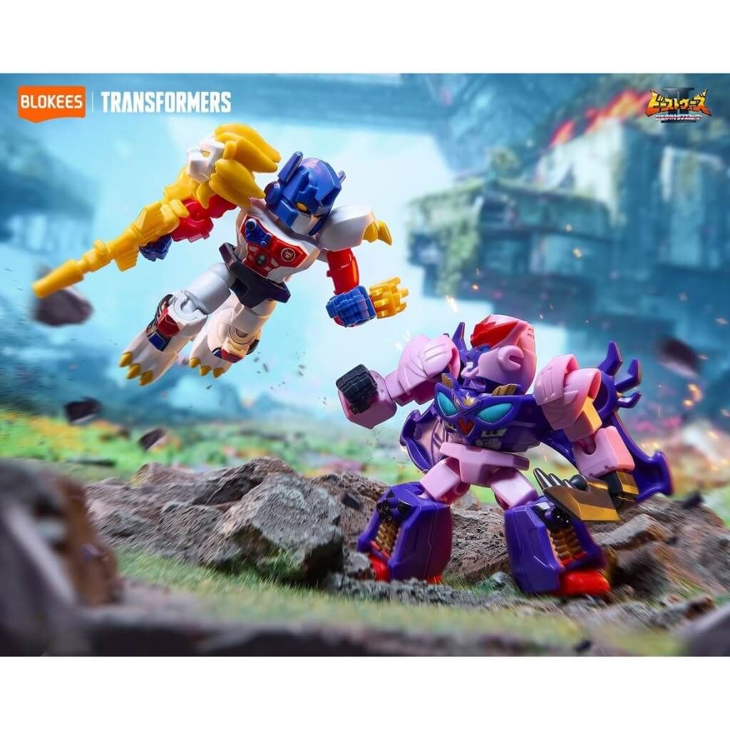 Mô hình đồ chơi lắp ráp Blind box Transformers Defender Version 07 Power of the Beast Model Kits BLOKEES