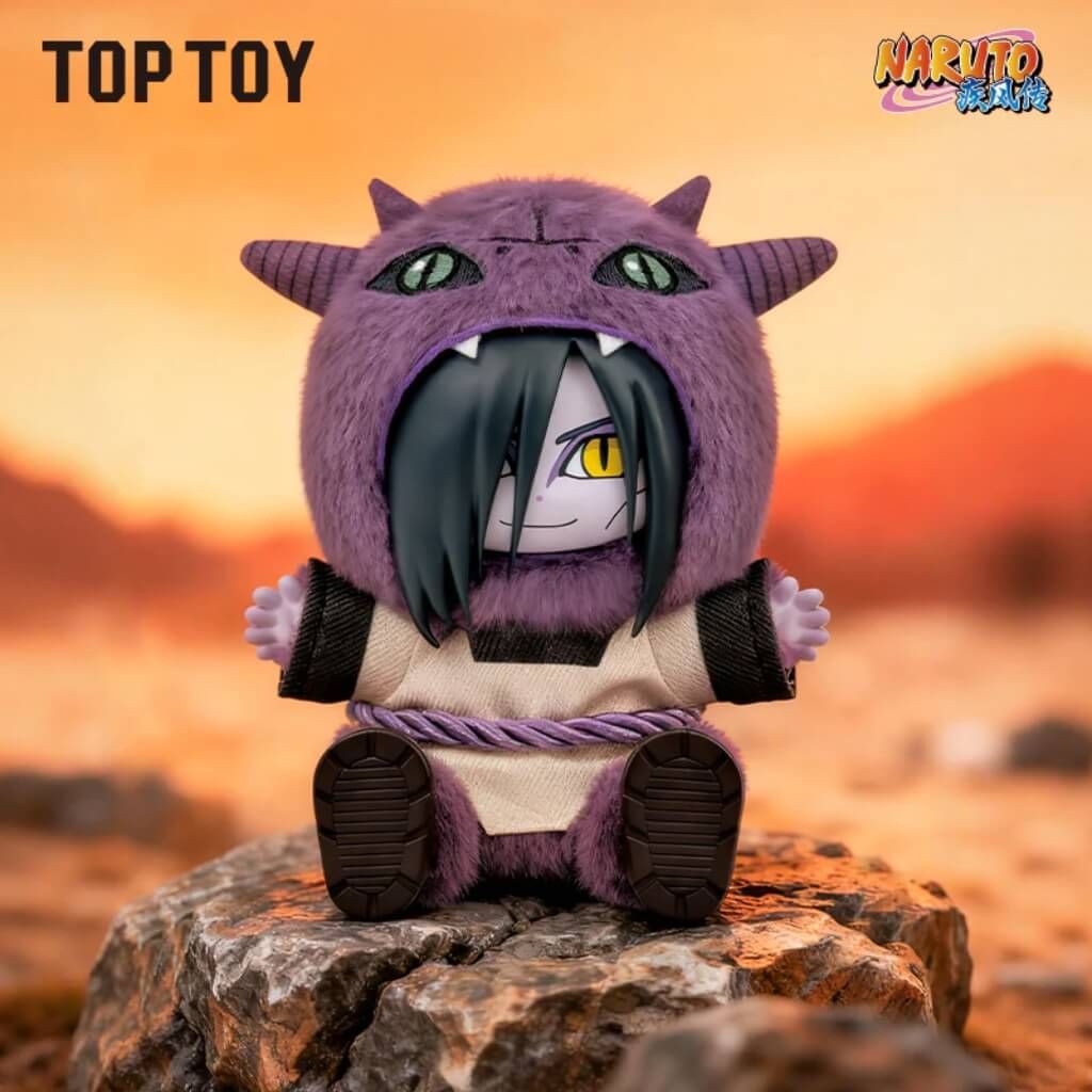 Mô hình Blind box Móc khóa Gấu bông Naruto Shippuden Cute Animals' Sit-in Party Series TOP TOY