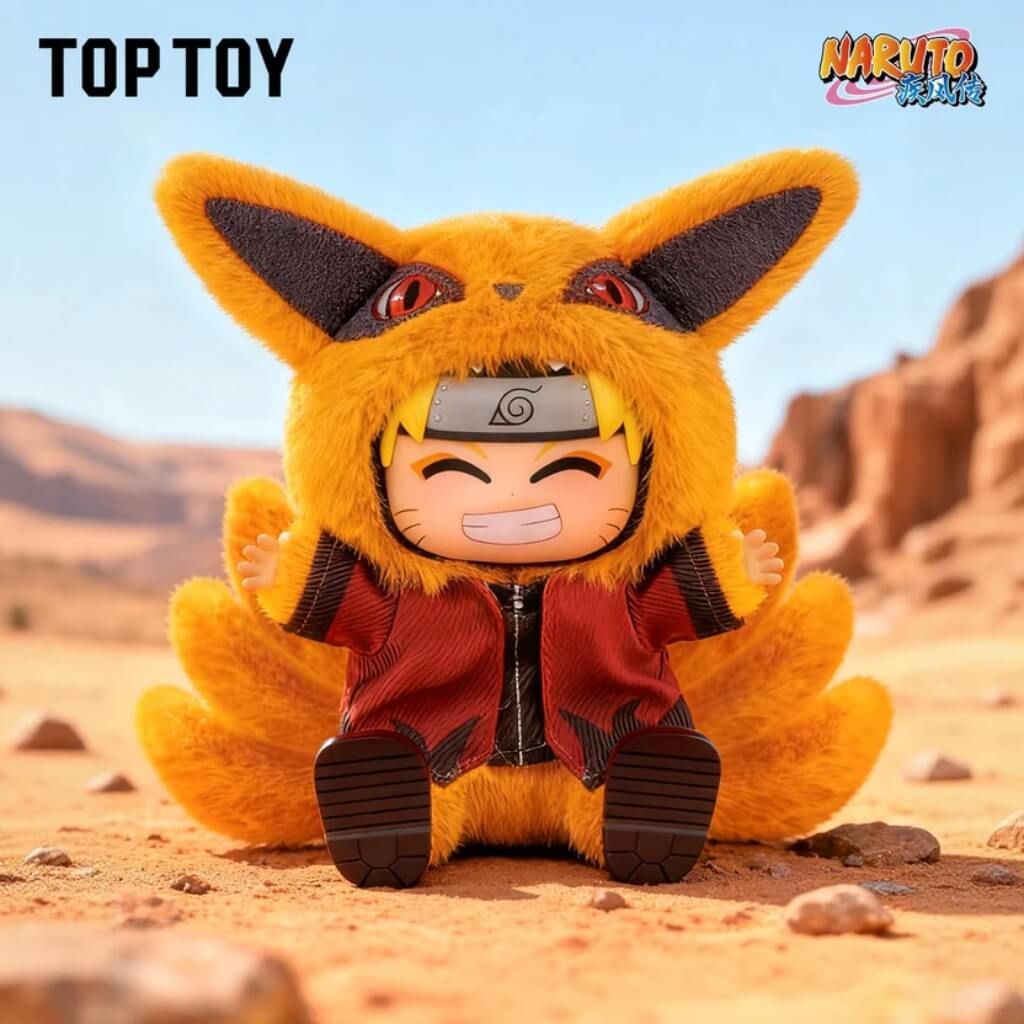 Mô hình Blind box Móc khóa Gấu bông Naruto Shippuden Cute Animals' Sit-in Party Series TOP TOY