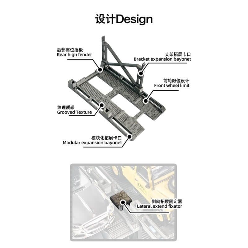 Giá trưng bày xe mô hình đa tầng cao cấp 1:64 PITBOX