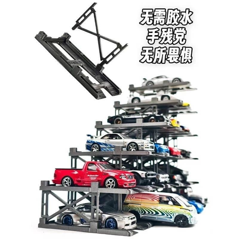 Giá trưng bày xe mô hình đa tầng cao cấp 1:64 PITBOX