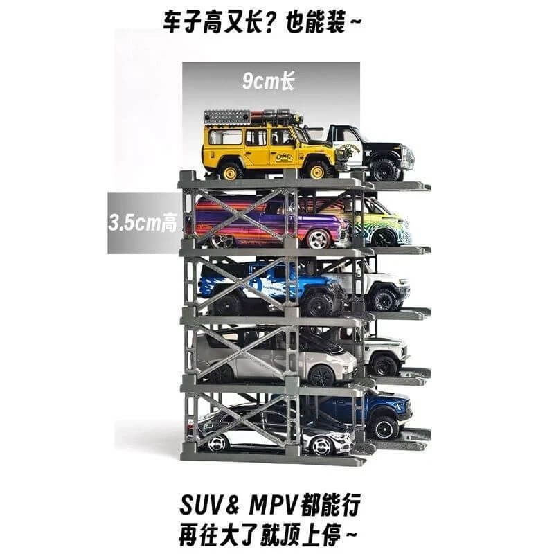 Giá trưng bày xe mô hình đa tầng cao cấp 1:64 PITBOX