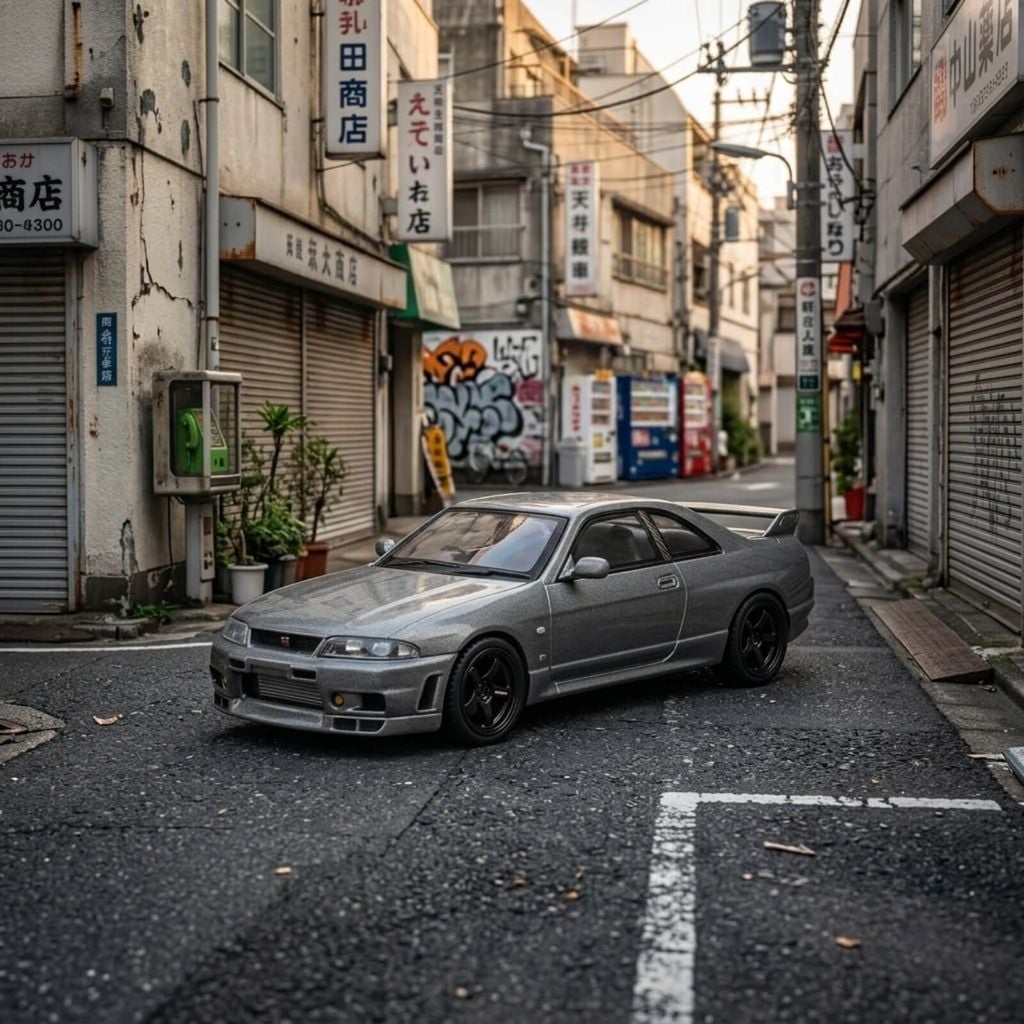 Mô hình xe Nissan Skyline GT-R ( Nismo BCNR33 CRS Version ) 1:64 MiniGT