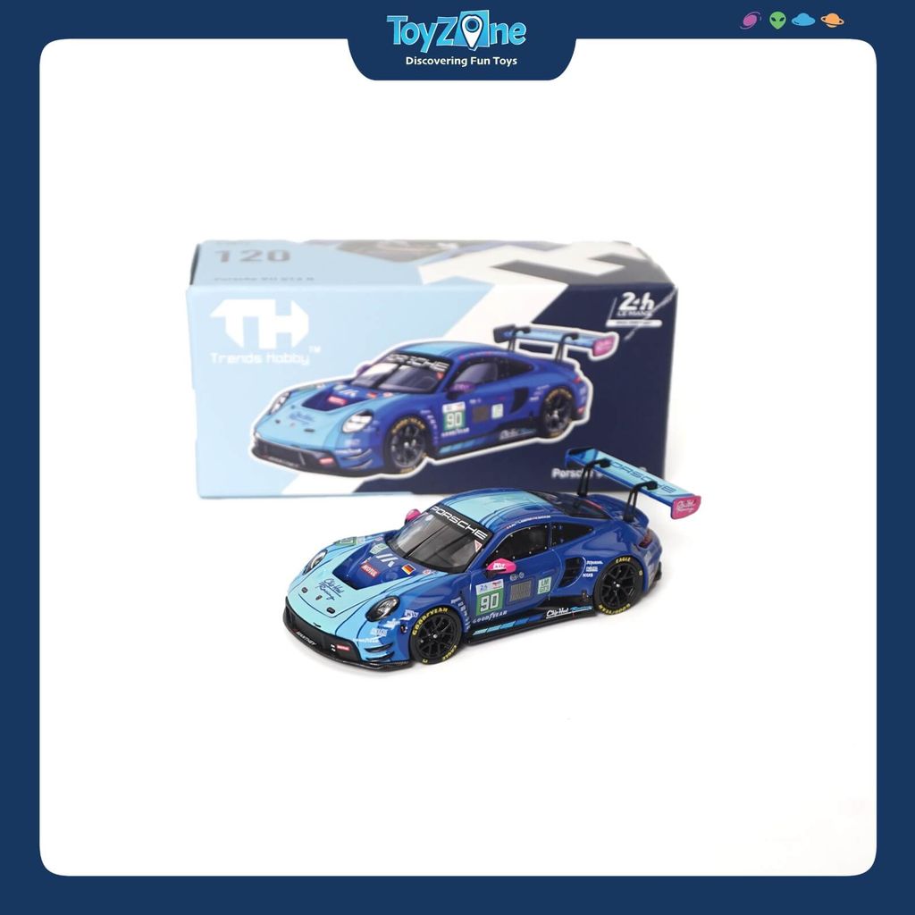 Mô hình xe Porsche 911 GT3 R 1:64 TRENDS HOBBY