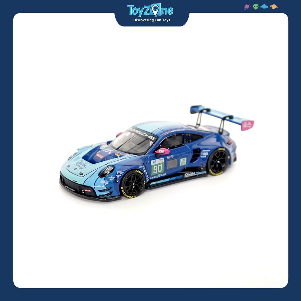 Mô hình xe Porsche 911 GT3 R 1:64 TRENDS HOBBY