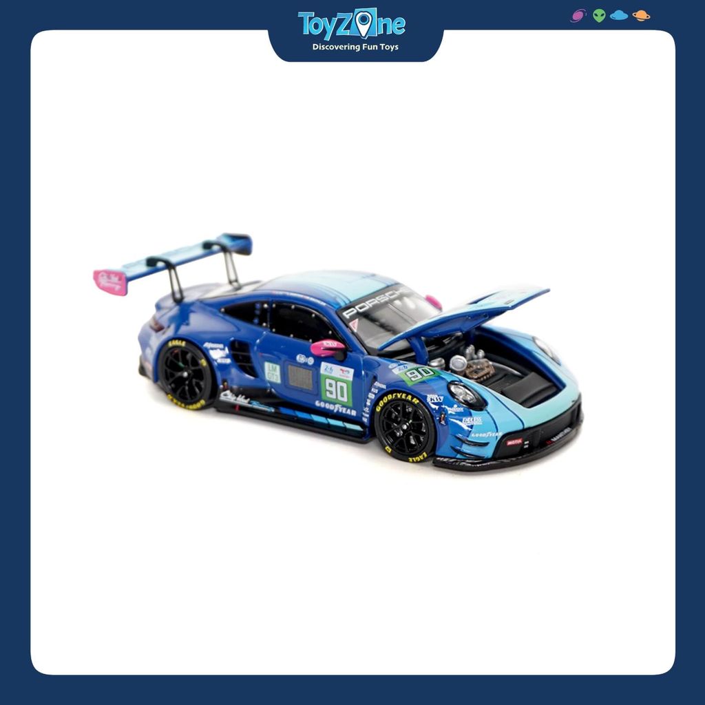 Mô hình xe Porsche 911 GT3 R 1:64 TRENDS HOBBY