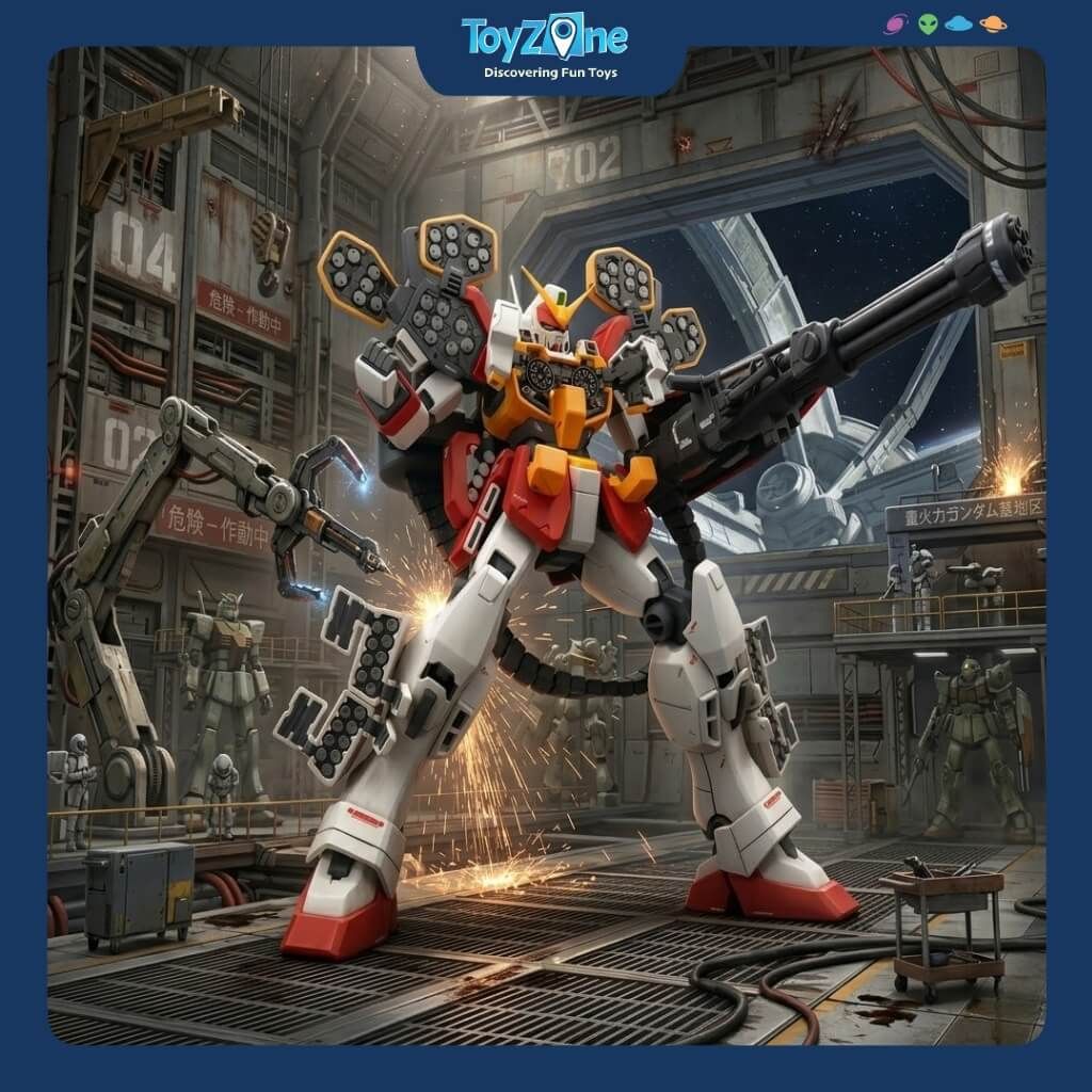 Mô hình lắp ráp Gundam MG 1/100 Model Kit BANDAI