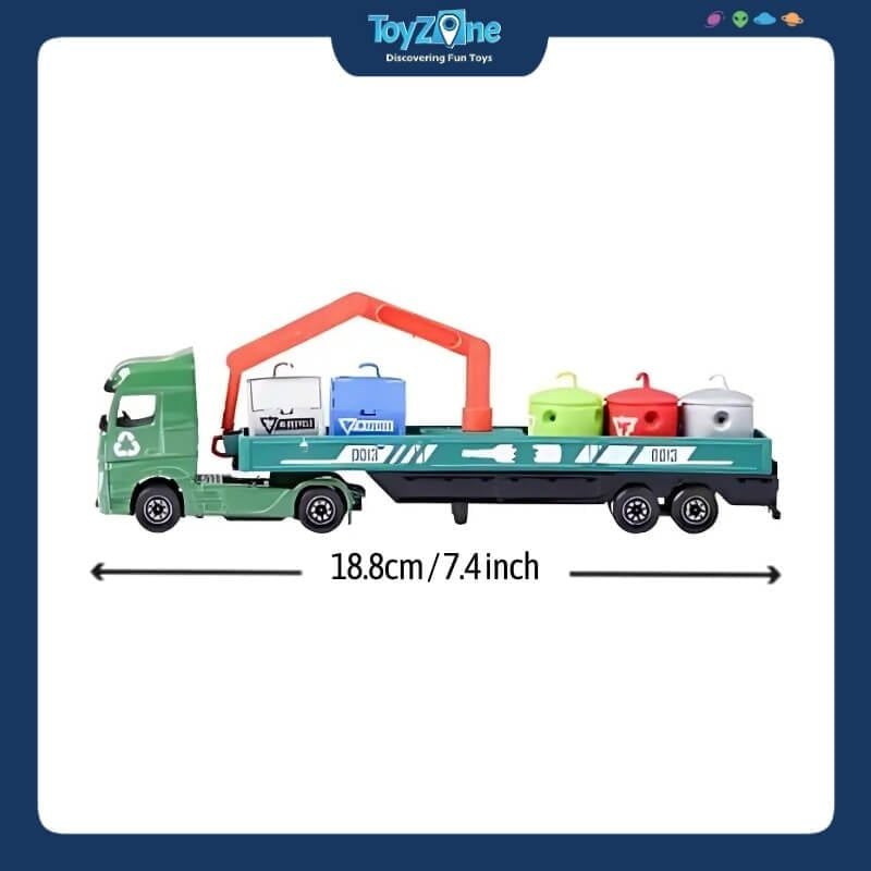  Đồ chơi mô hình xe City Transporter Mercedes-Benz Actros MAJORETTE 