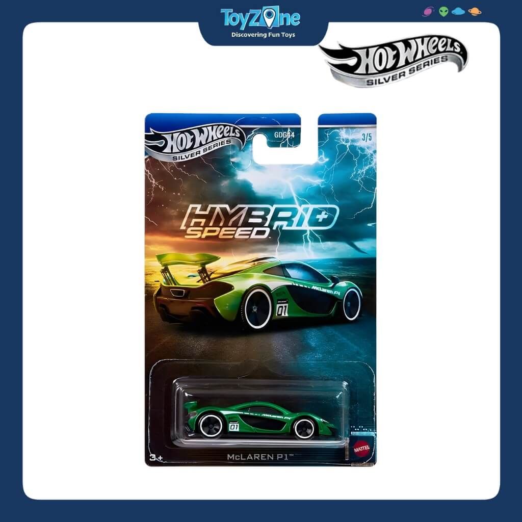 Mô hình xe Hot Wheels Silver Series Hybrid Speed chính hãng