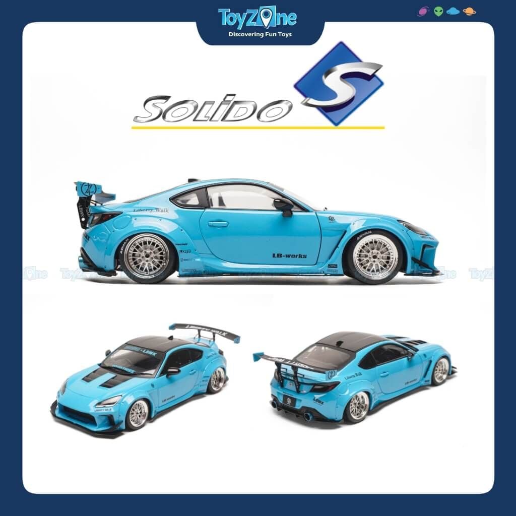 Mô hình xe Toyota GR86 LBWK Body Kit 2024 1:18 SOLIDO