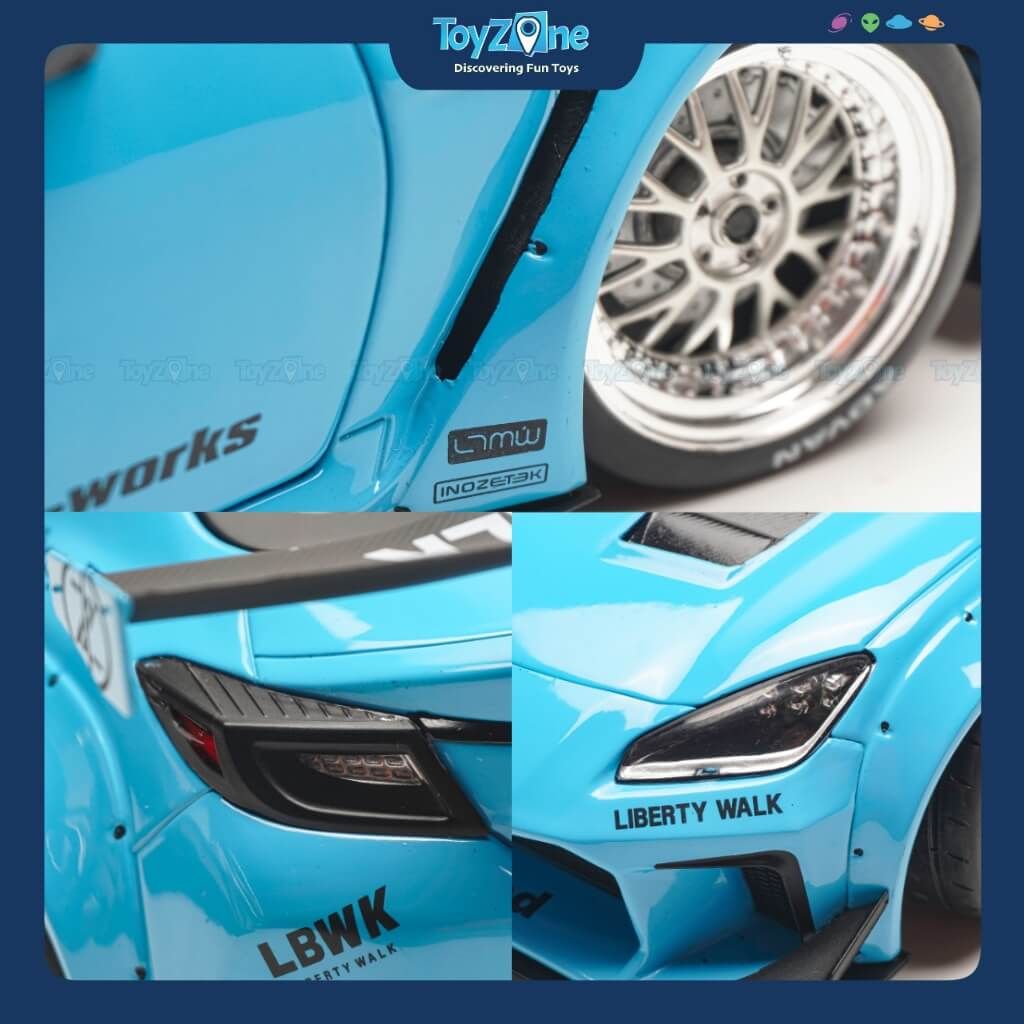Mô hình xe Toyota GR86 LBWK Body Kit 2024 1:18 SOLIDO