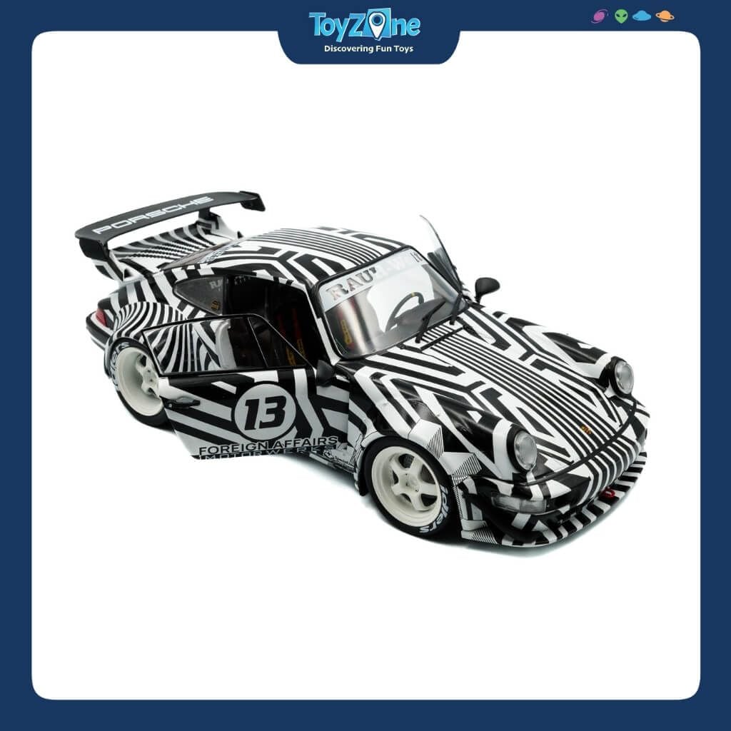 Mô hình xe Porsche 911 RWB Body Kit The Zebra Camouflage 2022 1:18 SOLIDO