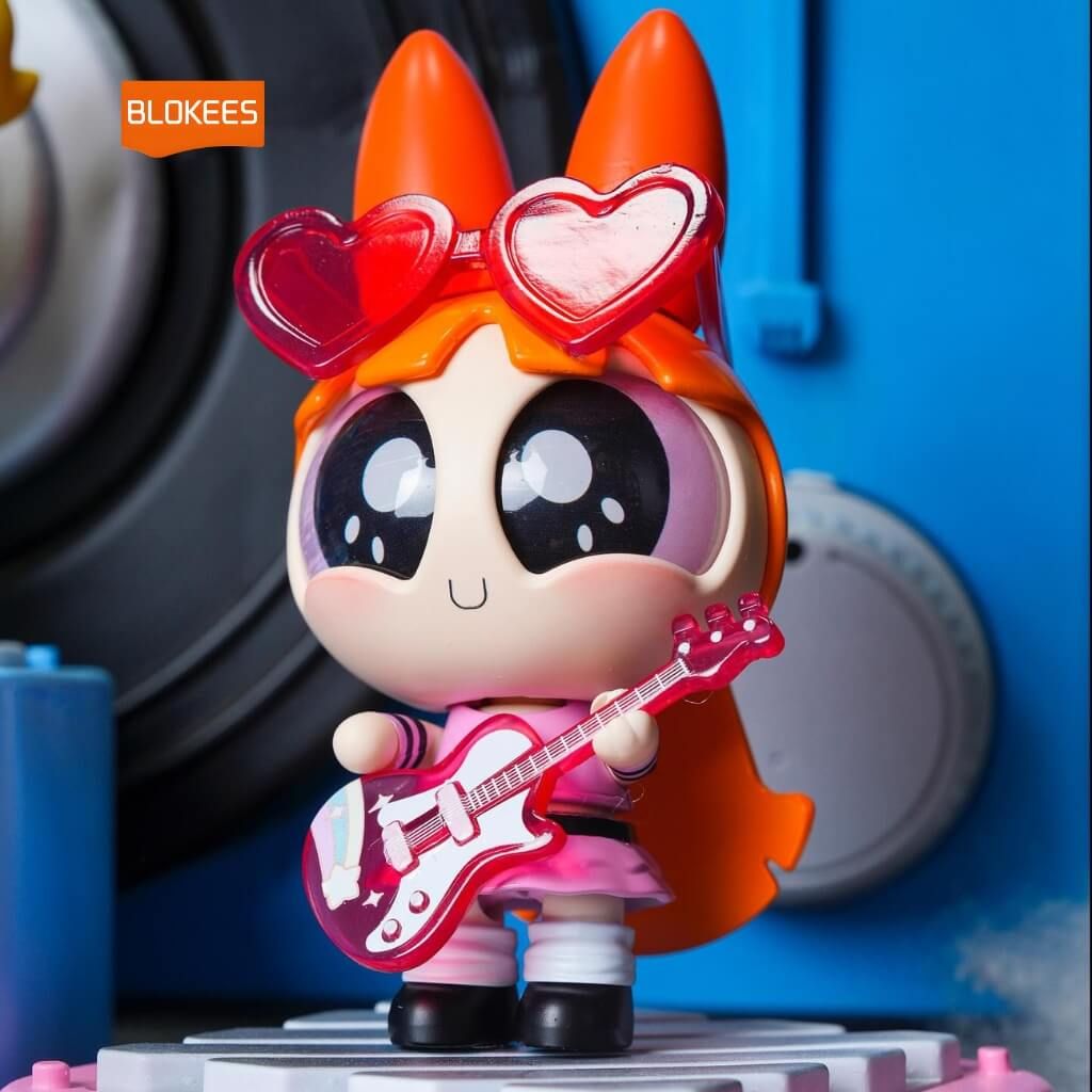 Mô hình đồ chơi lắp ráp Blind box The Powerpuff Girls Mokoo Series 1 Cute Beats BLOKEES