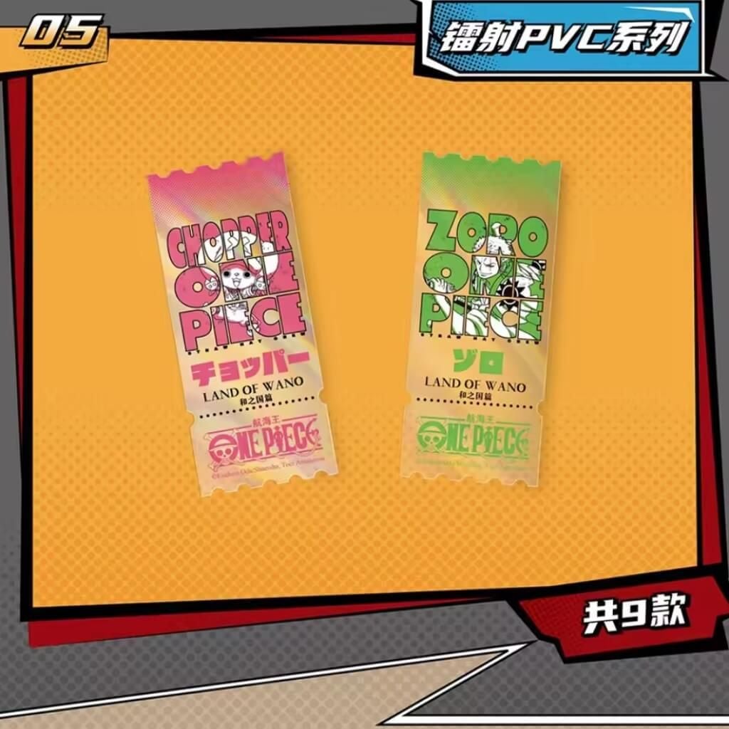 Bộ thẻ sưu tập One Piece Laser Ticket Series 1 Collectible Cards KABAO
