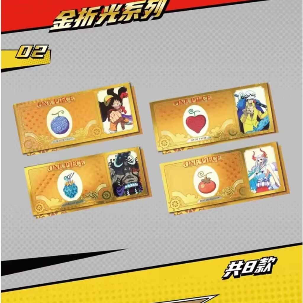 Bộ thẻ sưu tập One Piece Laser Ticket Series 1 Collectible Cards KABAO