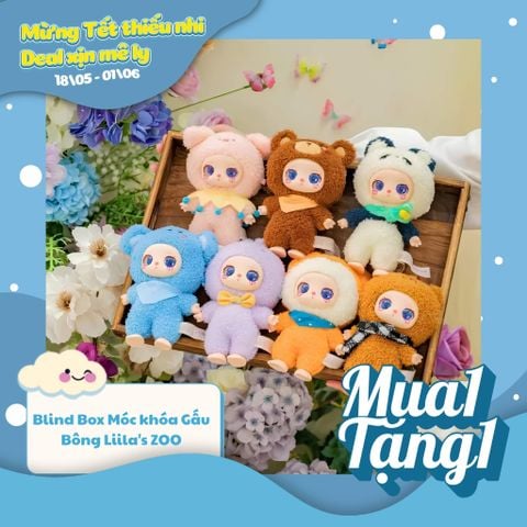 Mô hình Blind Box Móc khóa Gấu Bông Liila's Zoo ( Sở Thú Liila's ) LIILA TOYS