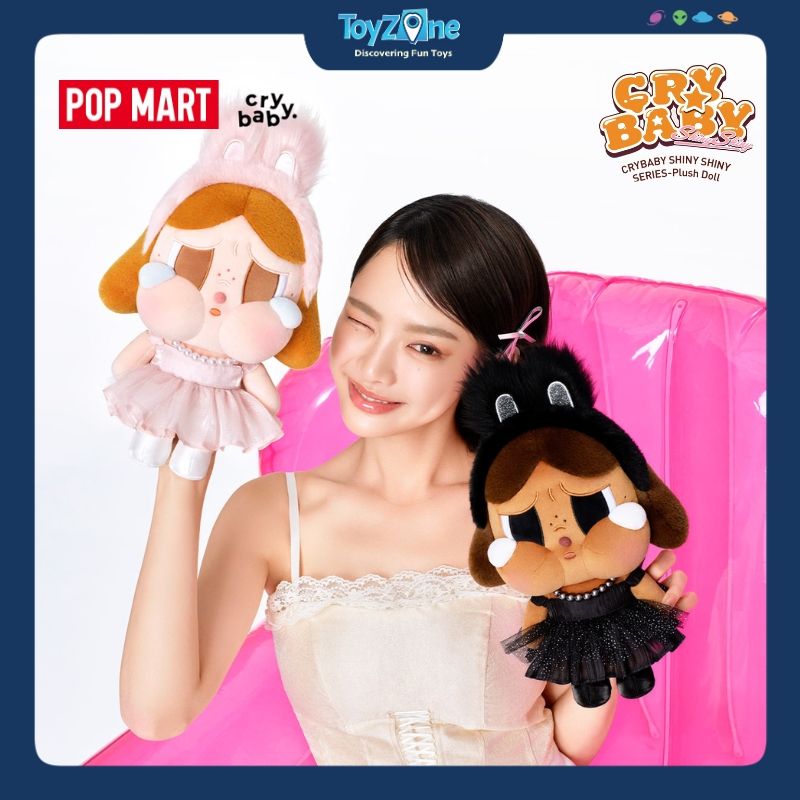 Mô hình gấu bông Crybaby Shiny Shiny Series Plush Doll POP MART