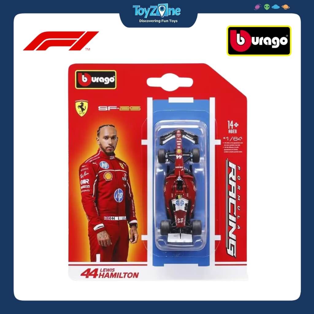 Mô hình xe F1 Scrderia Ferrari SF-25 2025 1:64 BBURAGO