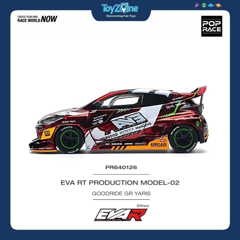 Mô hình xe Goodride GR Yaris 1:64 POP RACE