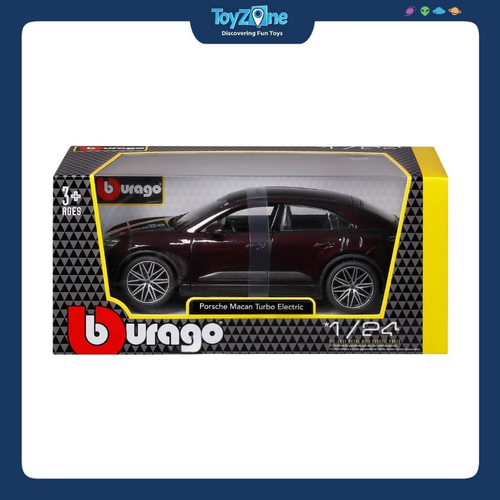 Mô hình xe Porsche Macan Turbo Electric 2024 1:24 BBURAGO