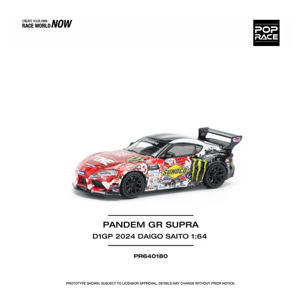 Mô hình xe Toyota GR Supra Pandem 1:64 POP RACE