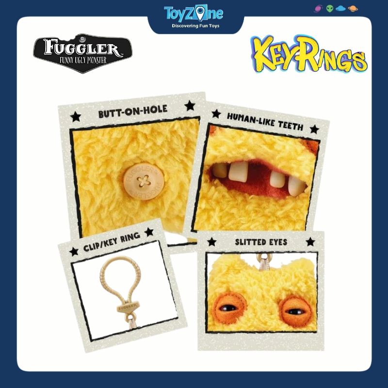 Mô hình móc khoá đồ chơi sưu tầm Fuggler Keyrings 5inch ZURU TOYS