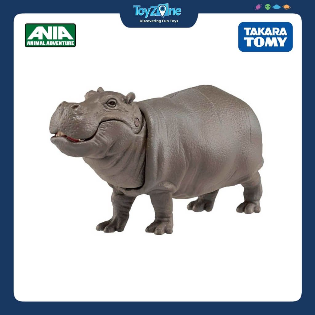 Mô hình đồ chơi Động vật Hà Mã ANIA AS-06 Hippopotamus Float TAKARA TOMY