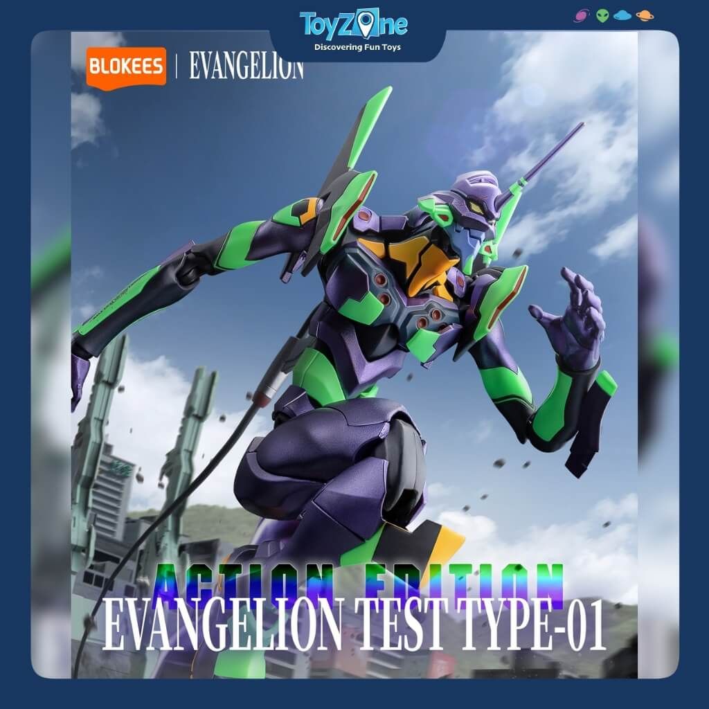 Mô hình đồ chơi lắp ráp Evangelion Test Type-01 Action Edition BLOKEES