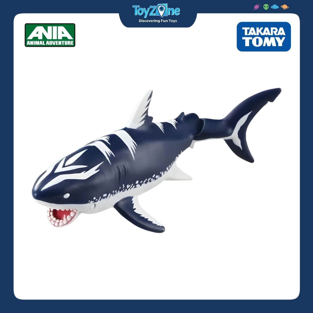 Mô hình đồ chơi Cá Mập Khổng Lồ ANIA Kingdom Megallo ( Megalodon ) TAKARA TOMY
