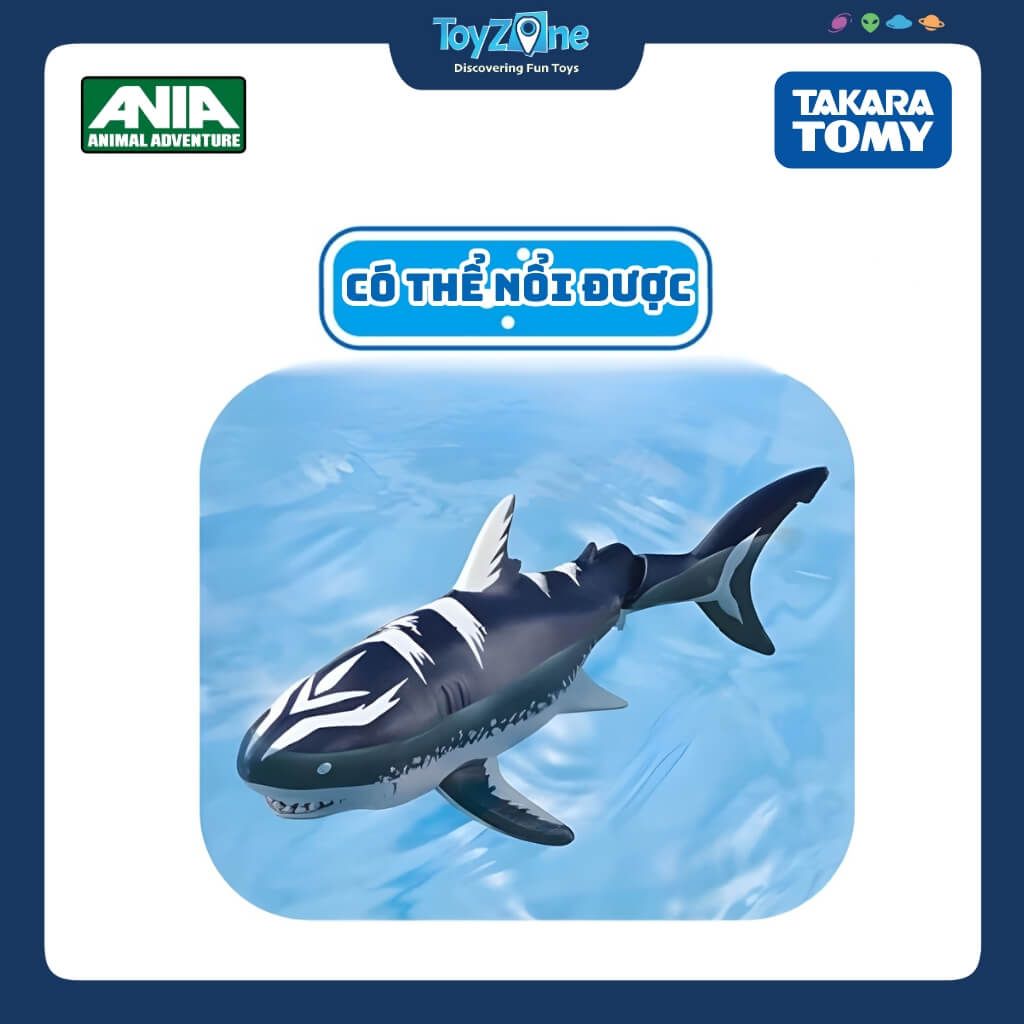 Mô hình đồ chơi Cá Mập Khổng Lồ ANIA Kingdom Megallo ( Megalodon ) TAKARA TOMY