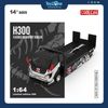 Mô hình xe tải Hino H300 Flatbed Transport Trailer 1:64 COOL CAR