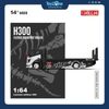 Mô hình xe tải Hino H300 Flatbed Transport Trailer 1:64 COOL CAR