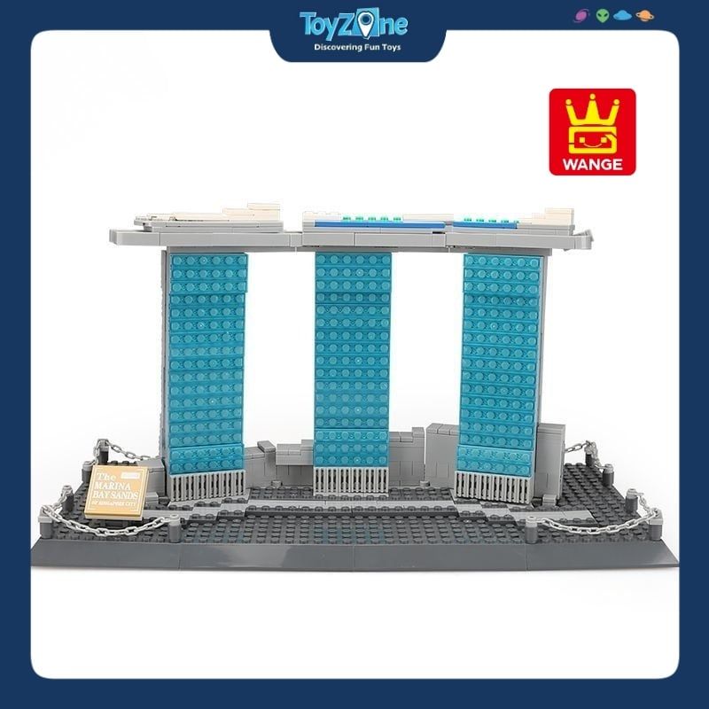 Bộ đồ chơi lắp ráp mô hình Công Trình Kiến Trúc Wange