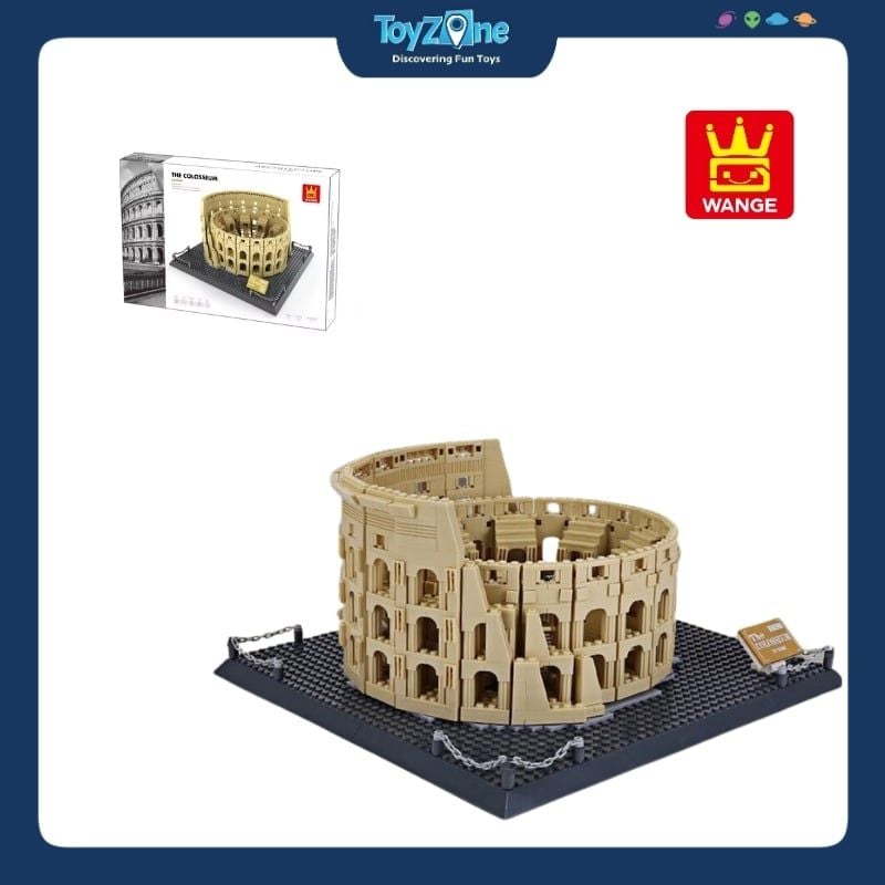 Bộ đồ chơi lắp ráp mô hình Công Trình Kiến Trúc Wange