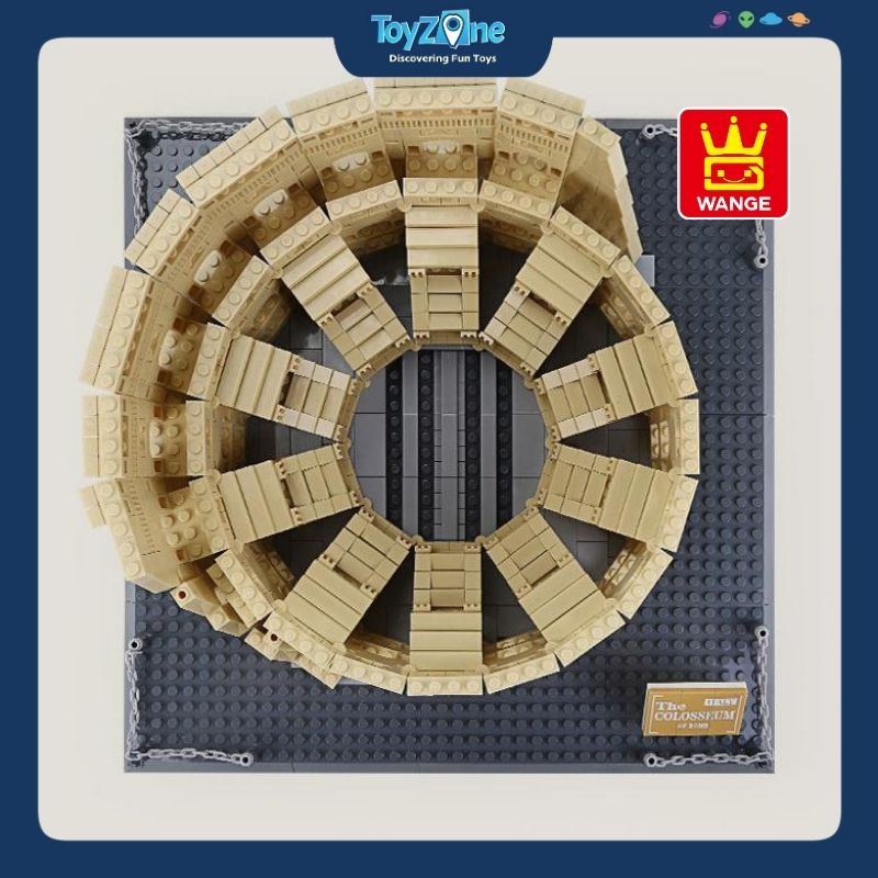 Bộ đồ chơi lắp ráp mô hình Công Trình Kiến Trúc Wange