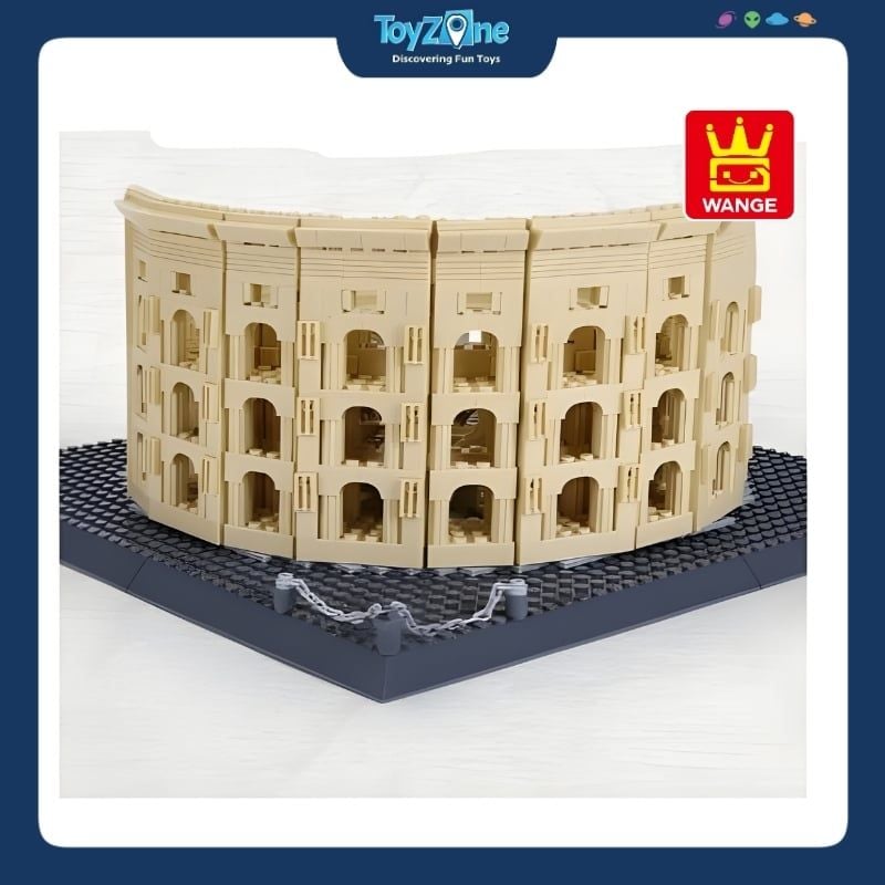Bộ đồ chơi lắp ráp mô hình Công Trình Kiến Trúc Wange
