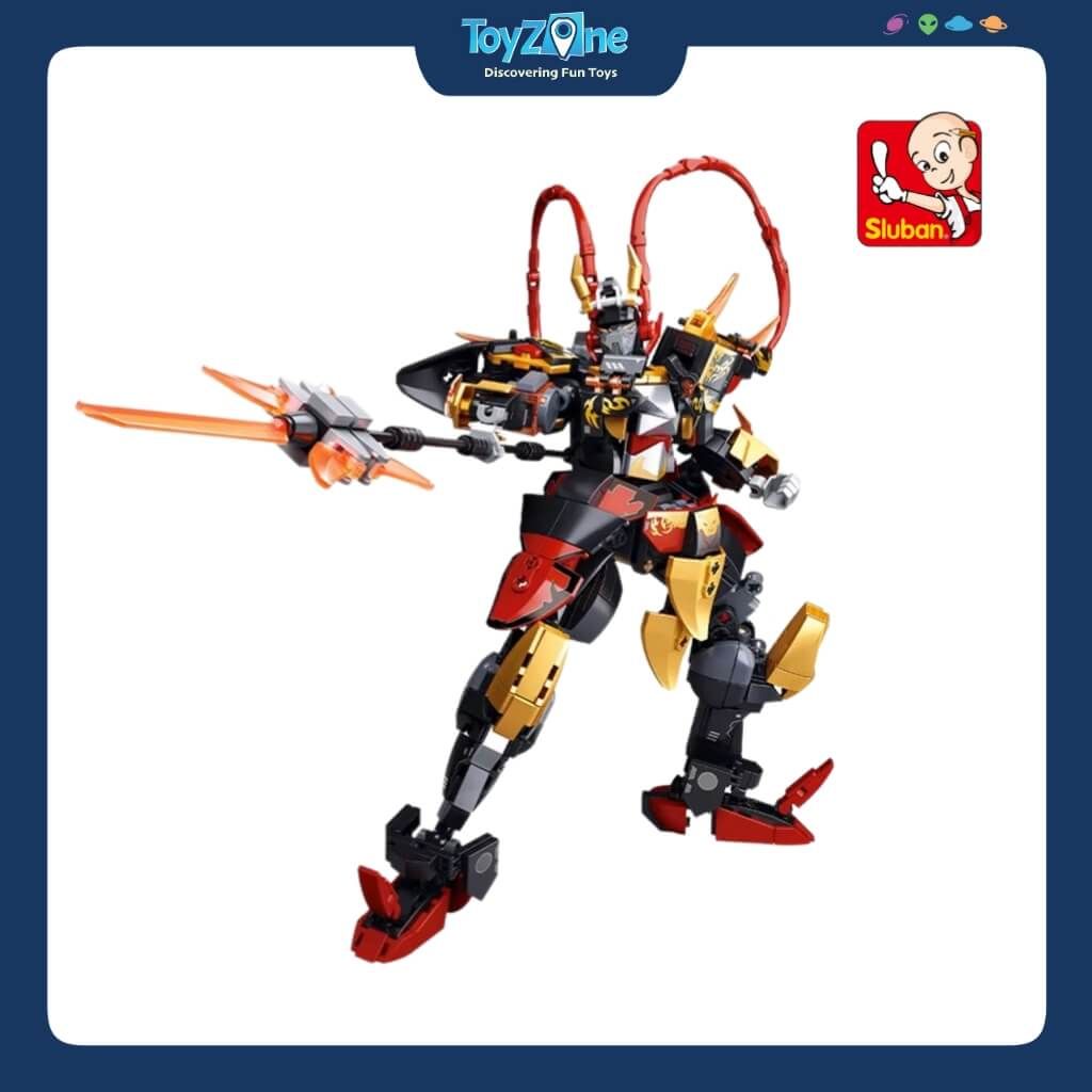 Bộ Đồ Chơi Lắp Ráp Mô Hình Lữ Bố Cơ Giáp ( Lu bu Mecha ) SLUBAN