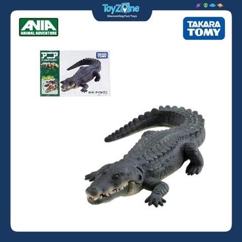 Mô hình đồ chơi Động Vật Cá Sấu Sông Nin ANIA AS-08 Nile Crocodile TAKARA TOMY