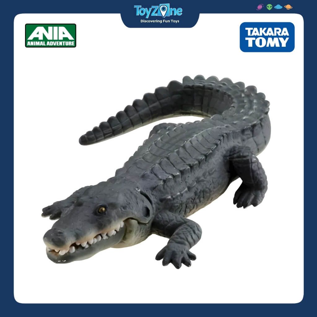Mô hình đồ chơi Động Vật Cá Sấu Sông Nin ANIA AS-08 Nile Crocodile TAKARA TOMY