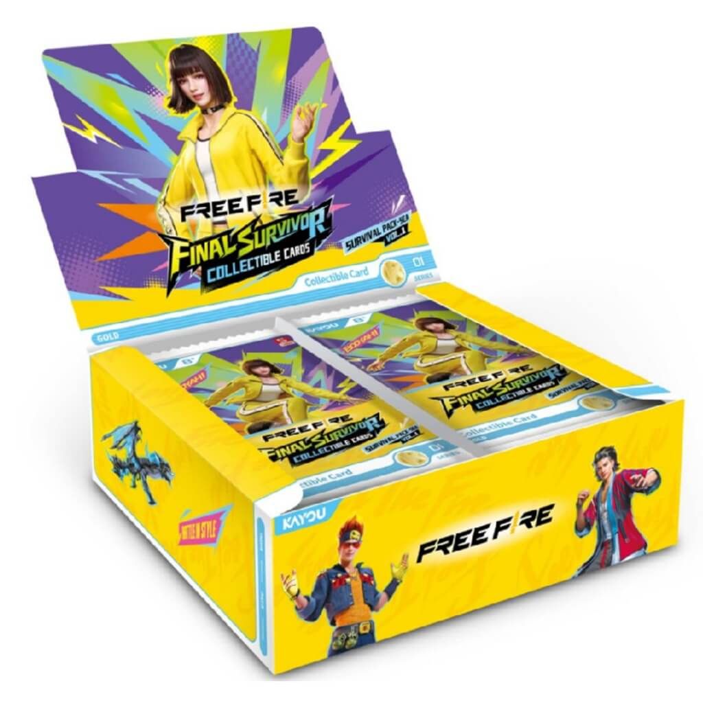 Bộ thẻ sưu tầm Free Fire Final Survivor Collectible Cards Survival Pack Sea Vol 1 KAYOU