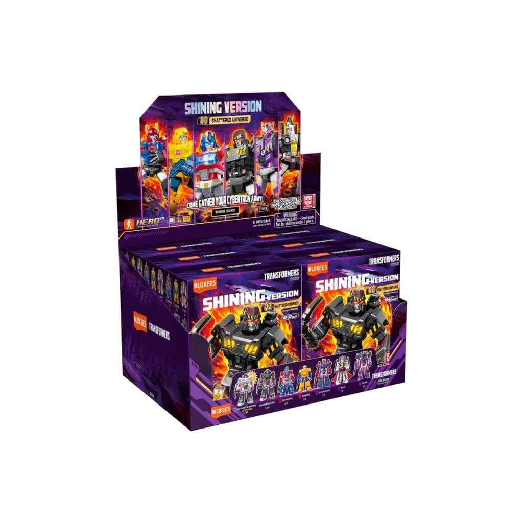 Mô hình đồ chơi lắp ráp Blind box Transformers Shining Version 03 Shattered Universe BLOKEES