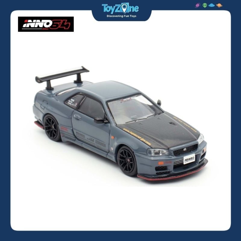 Mô hình xe Nissan Skyline GT-R R34 Top Secret 1:64 INNO64