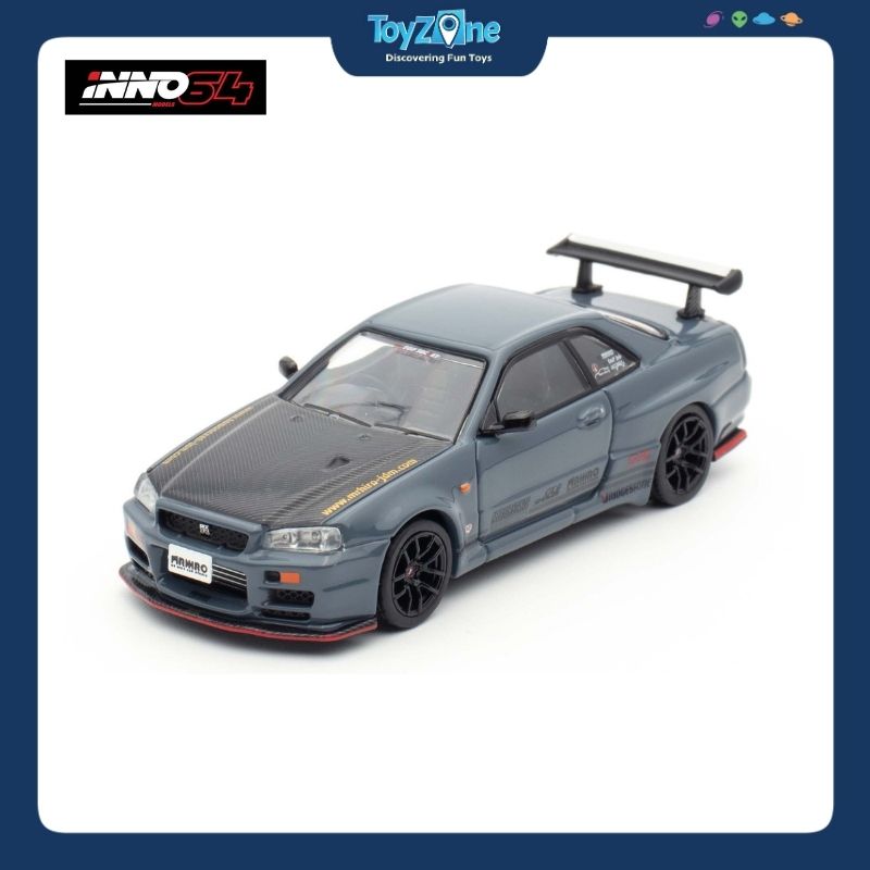 Mô hình xe Nissan Skyline GT-R R34 Top Secret 1:64 INNO64