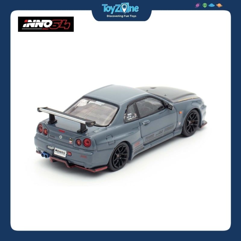 Mô hình xe Nissan Skyline GT-R R34 Top Secret 1:64 INNO64