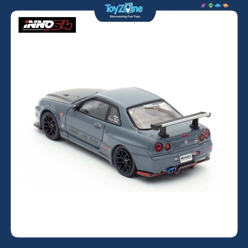 Mô hình xe Nissan Skyline GT-R R34 Top Secret 1:64 INNO64