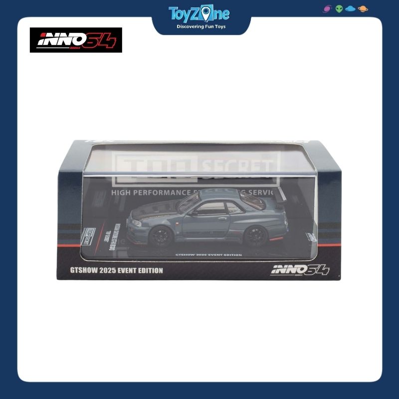 Mô hình xe Nissan Skyline GT-R R34 Top Secret 1:64 INNO64
